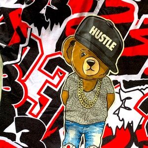 HUSTLE BEAR T-SHIRT JORDAN #23 BEAR
